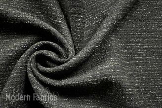 Bernhardt Shimmer: Night by Teri Figliuzzi | Textured Wool Upholstery Fabric