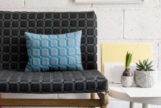 HBF Textiles Honest Square Smoke Foam Backed