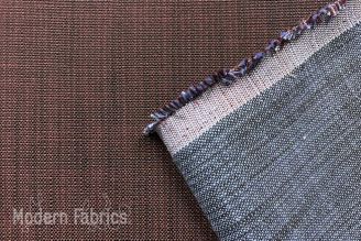 Luum Textiles Duo Chrome Oxblood + Iris 