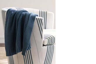 Perennials / Serena Lily Lake Stripe: White Navy 