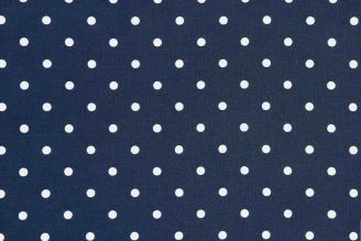 Perennials Serena Lily Polka Dot Jacquard Navy Outdoor Fabric from Modern Fabrics