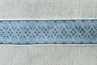 Schumacher Suzette Sky Trim Tape from Modern fabrics