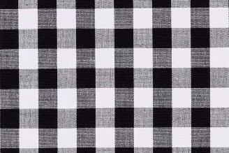 Perennials / Serena Lily Classic Gingham: Black | OUTDOOR