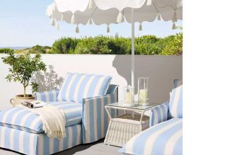 Serena Lily Port Stripe: Hydrangea 