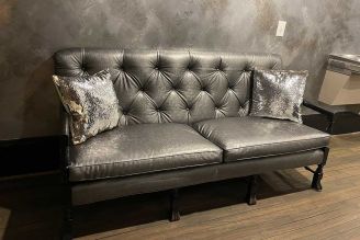 James Dunlop Ultraleather Linen by Ultrafabrics: Steel